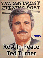 Ted Turner (1938-2026) has passed away at the age of 87. Younger folks may not know about this giant of broadcasting, as we haven't heard a peep from the formerly very loud man for quite some time. The obvious debt the world owes to Ted Turner includes his founding of CNN, broadcasting all news all the time, and Turner Classic Movies, saving thousands of old films from destruction. He built an empire the old fashioned way. Yes, he inherited some wealth, but nothing compared to what he built it into.